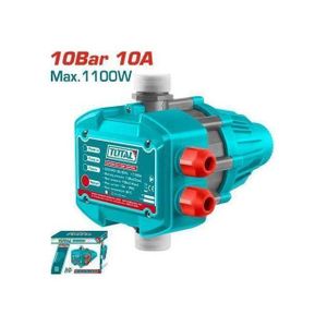 TOTAL IP65 Automatic Water Pump Controller,Water Pump Pressure Switch Water Flow Sensor Switch Electronic Pump Pressure Regulator for Self-priming Pump - BLUE