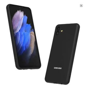 Samsung Galaxy A07 Cover Black Original Premium Silicone Heavy Duty Protection Comfortable Grip Phone Case/ Cover