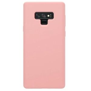 Soft Silicone Back Cover for Samsung Galaxy Note 9 - Pink, anti-fingerprint, anti-scratch, durable silicone case
