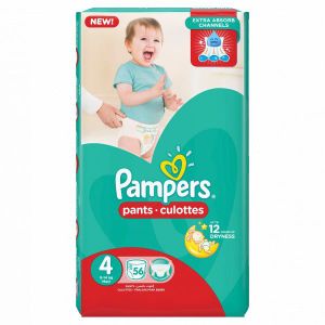 Pampers Premium Care Pants Size 4 (9-14kg)  50 Pieces  Unisex Baby Diaper Pants  Up to 12H Protection