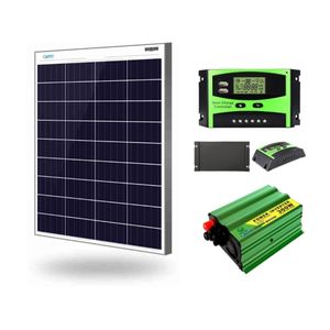 Solarmax 10W Solar Panel+ Free 10A Solar Charge Controller + Free 300W Solar Power Inverter   DC To AC Solar Inverter