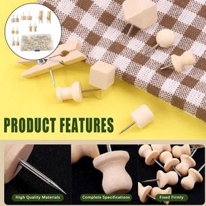 Hexagon Cork Board Tiles Self Adhesive, Pin Board Decoration, 4 Pack with  40 Push Pins