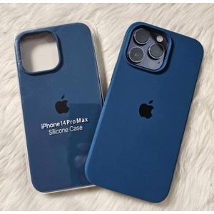 Soft Silicone Back Cover for iPhone 12 Pro – Protective, Shockproof, Ultra-Thin, Anti-Scratch, Anti-Fingerprint – Blue