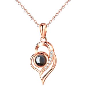 I love You In 100 Languages Necklace Buy Online Best Price in
