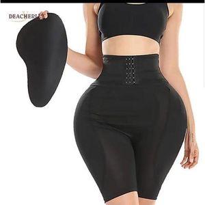 2IN1 Tummy Tuck N HIPS Boosters Padded Bikers Seamless BBL Shorts