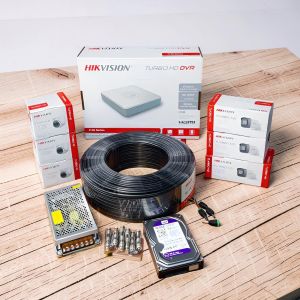 Hikvision  6 1080P Full HD 2MP Cost Effective Affordable Security CCTV Cameras Complete System Kit with 8 Channel DVR +500GB Harddisk 