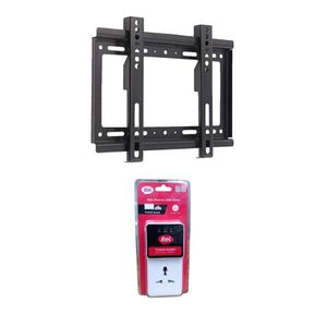 Skilltech 15-43 inch tv bracket + itel tv guard