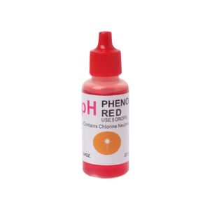 PH (PHENOL RED) SOLUTION TEST KIT REFILL 22CM3 ONLY FOR SWIMMING POOL & AQUARIUM TESTER DUAL PURPOSE WATER TESTING