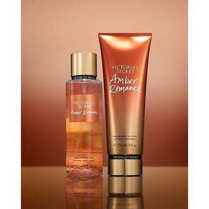 Victoria's Secret Amber Romance Body Lotion fragrance +BODY mist