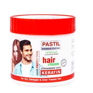 Pastil Hair Cream Strawberry with Keratin 500ml