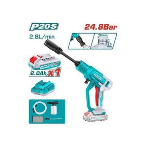 TOTAL TPWLI20362 Cordless Pressure Washer 24.8Bar