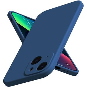 Soft Silicone Slim Fit Cover Anti-Scratch Shockproof Case for Apple iPhone 15 - Blue