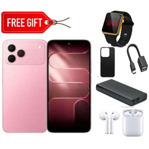 Tecno Spark 50 4G,  6.78" SCREEN 120Hz Refresh Rate, 128GB ROM + 4GB RAM, 7000mAh Battery 50MP Camera - Pink+FREEBIES