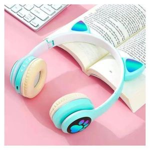 Cute Cat Ear BlueTooth Headphones, fm,sd, aux