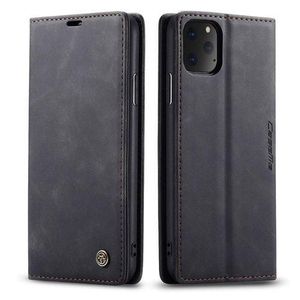 Caseme Wallet Black Suede Leather Flip Case For IPhone 11 Pro