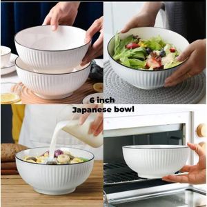 Set Of 6 White Bowls