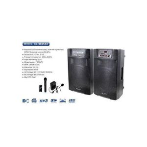 AILIPU KL-9045AD 2.0 PA speaker box 80000W 2*15inch speaker Outdoor Professional Speaker with Bluetooth,FM Radio,2*Free Wireless Microphone,remote