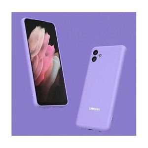 Samsung Galaxy A07 Cover Purple Original Premium Silicone Heavy Duty Protection Phone Case/ Cover