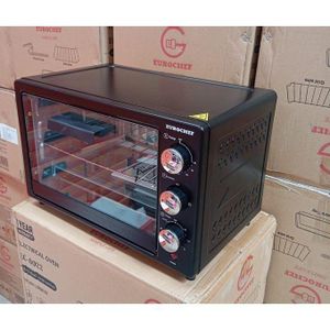 ElectroMate  EC-8022 Electric Toaster Oven - 22L Large Capacity - With Rotisserie Grill & Baking Tray - 1500W