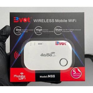 BVOT M88 Wireless MiFi Router 4G LTE 5G Pocket Hotspot Connect Up to 10 Devices Fast Boot