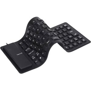 Flexible Silicone Keyboard – Portable, Waterproof, and Durable for Home, Office, and Travel