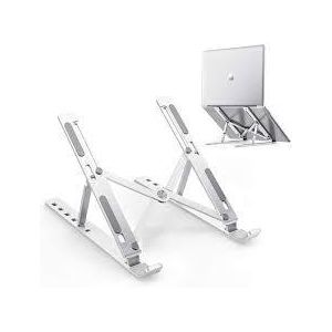 Universal Portable Aluminium Alloy Foldable Laptop Stand - Adjustable Height