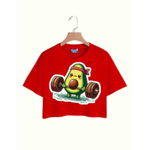 Women's casual crop tshirt