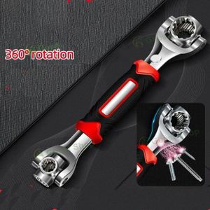 Universal Socket Wrench - 8 in 1 Multifunction Socket Spanner with 360 Degree Rotating Head for Home and Car Repair