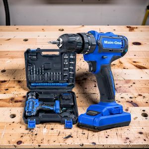 Main-one Durable Construction Heat & Overload Protection Professional Cordless Drill With Drilling And Impact Functions