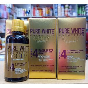 Pure White  Gold Glowing 4 Dark Spot Corrector Revitalising Fade Serum