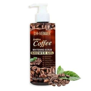 DR MEINAIER Natural Skin Care Arabica Coffee Shower Gel Body Wash Whitening Moisturizing Nourishing Exfoliating Scrub Bath Gel 500ml