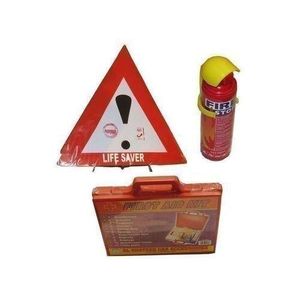 NTSA Approved! Life Saver, Fire Extingusher + First Aid Kit