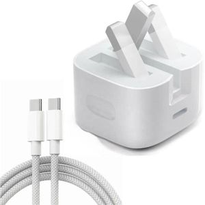  iPhone 16 17 Charger, USB C Charger 35W PD Fast Charger Plug with 1M USB C to C Cable Compatible for iPhone 16 Pro,6 Pro Max,16 Plus,15,15 Pro, iPad Pro,Air,Mini Type C Charge