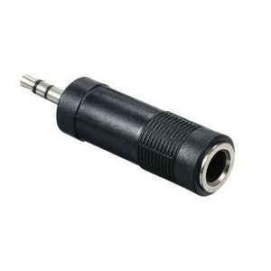 6.35mm Female To 3.5mm Male Stereo Audio Jack Plug Adapter