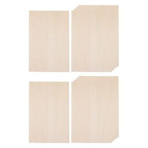 10 Pack Unfinished Wood Sheets,balsa Wood Thin Wood Board For