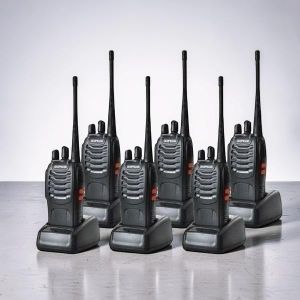Baofeng  BF-888S Portable Stable Performance 16 Channels Portable Hand-Held Security Walkie Talkie Radio Calls- 6 Pieces