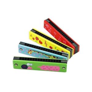 Green  Harmonica Children Musical Instrument Enlightenment