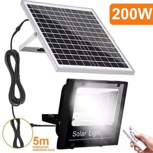 Solar Floodlight 200W – Dusk to Dawn  Super Bright Outdoor Solar Light