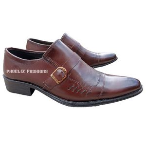 PHOELIX FASHIONS Elegant Ethiopian Leather Official Shoes
