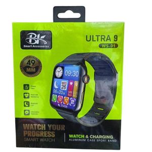 BK Ultra 9 WS-01 Smartwatch – Premium Aluminum Body, Bluetooth Calling & Full Health Suite