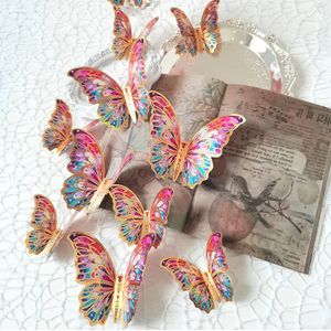 3D Hot Stamping Butterfly Stickers 12pcs--Wedding Holiday Party