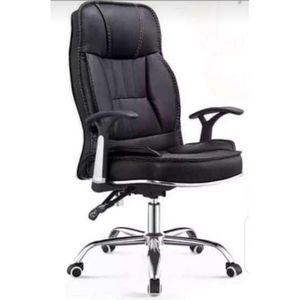 Orthopedic Secretarial Office Chair Leather with strong rollers