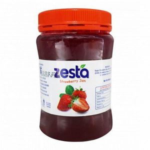 Zesta  Strawberry Jam 900g PET Jar - Delicious Fruit Spread with Smooth Texture, Perfect for Breakfast Toast, Pancakes & Baking