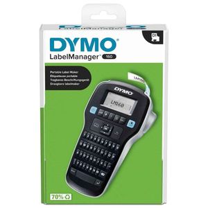 Dymo Label Manager 160P Portable Label Maker - QWERTY, LCD, Battery Powered