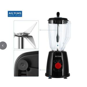 AILYONS TYB-205 Blender 2In1 With GrinderMachine 1.5LBlack