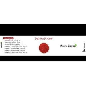 Organic paprika powder 100g-1000g