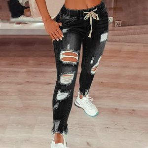 Fashion (black)Casual Cargo Jeans Low Waist Vintage Grey Loose Streetwear Baggy  Pants Women Oversized High Street Y2K Straight Trousers ACU