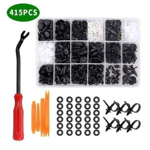 415Pcs Mixed Auto Fastener Clip Car Body Retainer Rivet Bumper Door Fastener Clips