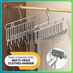 Rotating stainless  steel 8 hook hanger 
