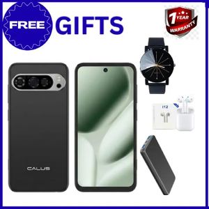 CALUS pixel 10 pro, 8GB RAM + 128GB ROM, dual sim 6.6''HD+ Incell Dot-in Screen, 5200mah, 13mp front + 26mp rear, android 14. black + FREE GIFTS(POWERBANK+ WATCH +EARPODS)
